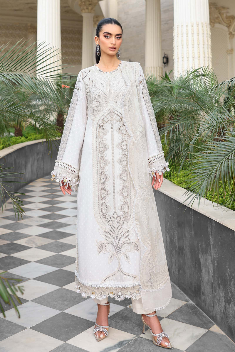 Maria B | luxury Lawn 26 | EL-26-01 by Maria B - Designer Dress  - Type : Ladies Clothes - Available at Libayah - 100% Original 