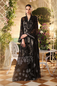 Maria b | Chiffon Formals 26 | MPC-26-101-Black by Maria B - Designer Dress  - Type : Ladies Clothes - Available at Libayah - 100% Original 