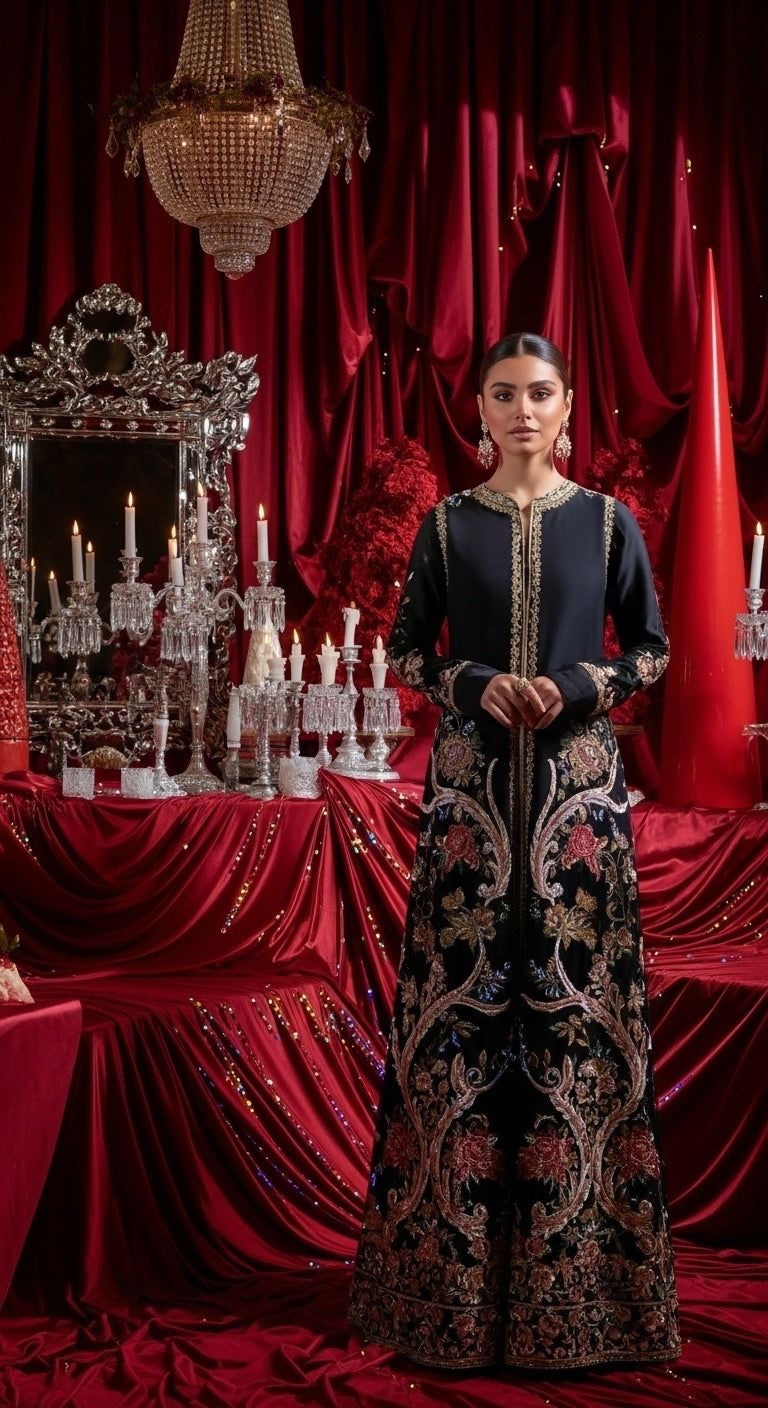 Sable Vogue | Laal Bagh Bridal Collection | SLB-1570 by Sable Vogue - Designer Dress  - Type : Ladies Clothes - Available at Libayah - 100% Original 