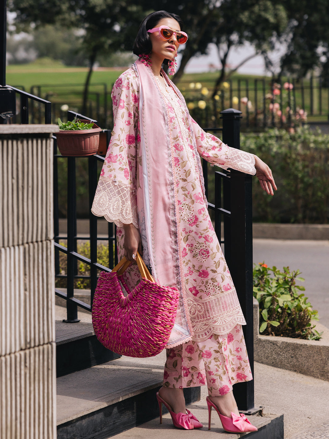 Mahnur | Broadway Luxury Lawn 25 | Lotus by Mahnur - Designer Dress - Type: Ladies Clothes - Available at Libayah - 100% Original