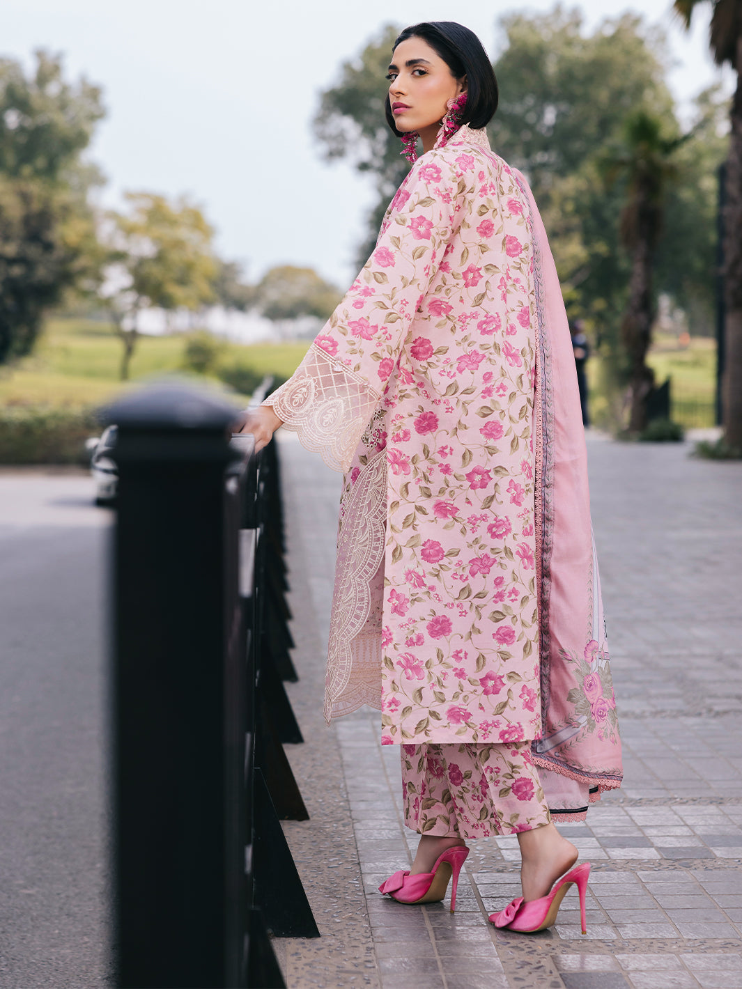 Mahnur | Broadway Luxury Lawn 25 | Lotus by Mahnur - Designer Dress - Type: Ladies Clothes - Available at Libayah - 100% Original