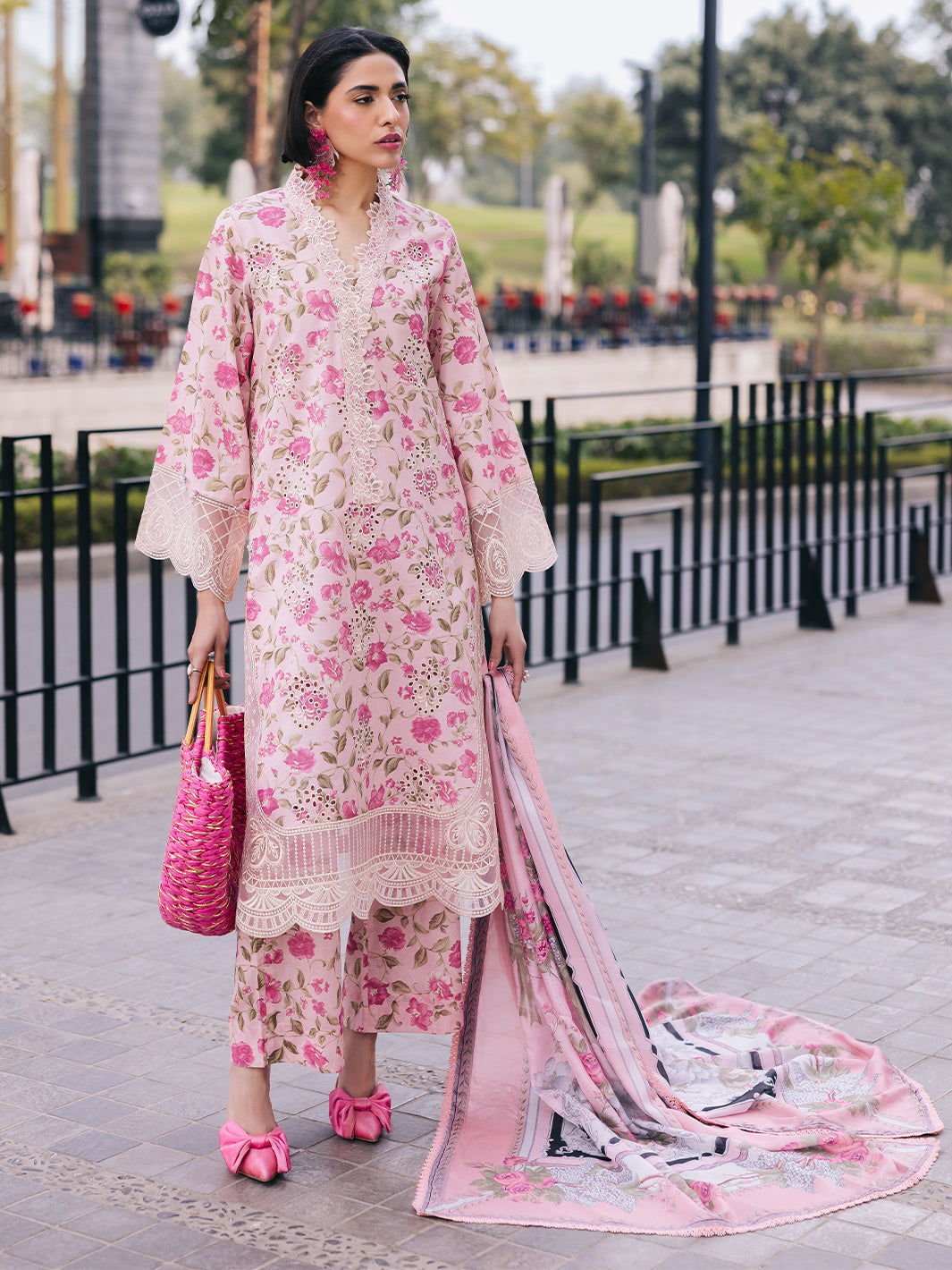 Mahnur | Broadway Luxury Lawn 25 | Lotus by Mahnur - Designer Dress - Type: Ladies Clothes - Available at Libayah - 100% Original