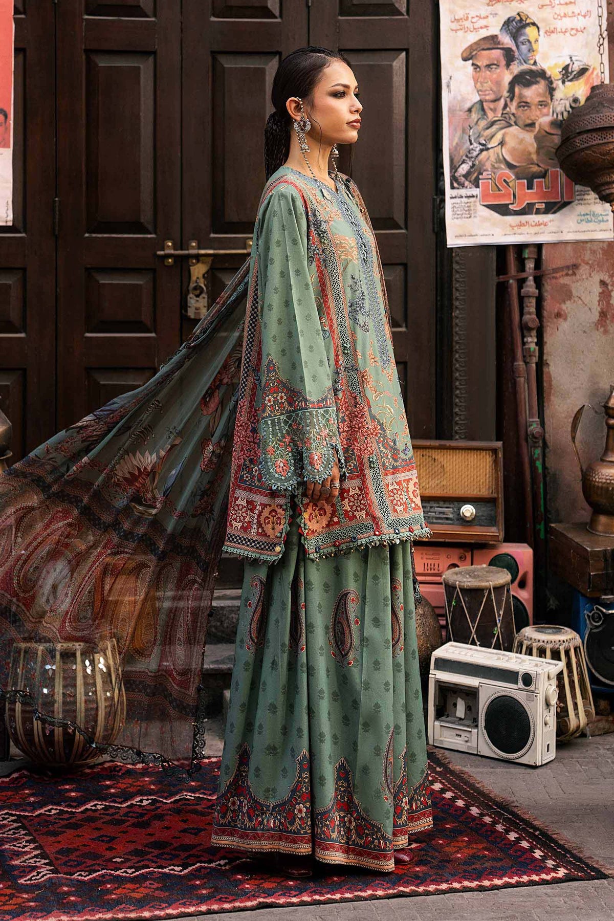 Maria B | M Prints Winter Fall 2026 | MPT-3102-A by Maria B - Designer Dress  - Type : Ladies Clothes - Available at Libayah - 100% Original 