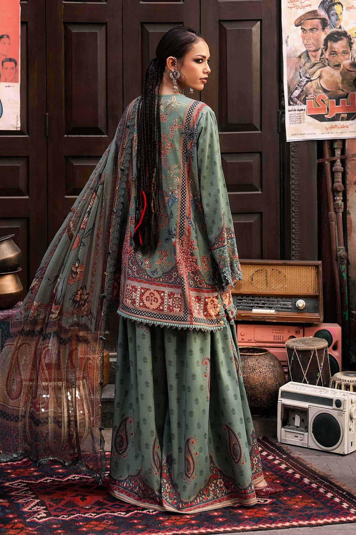 Maria B | M Prints Winter Fall 2026 | MPT-3102-A by Maria B - Designer Dress  - Type : Ladies Clothes - Available at Libayah - 100% Original 