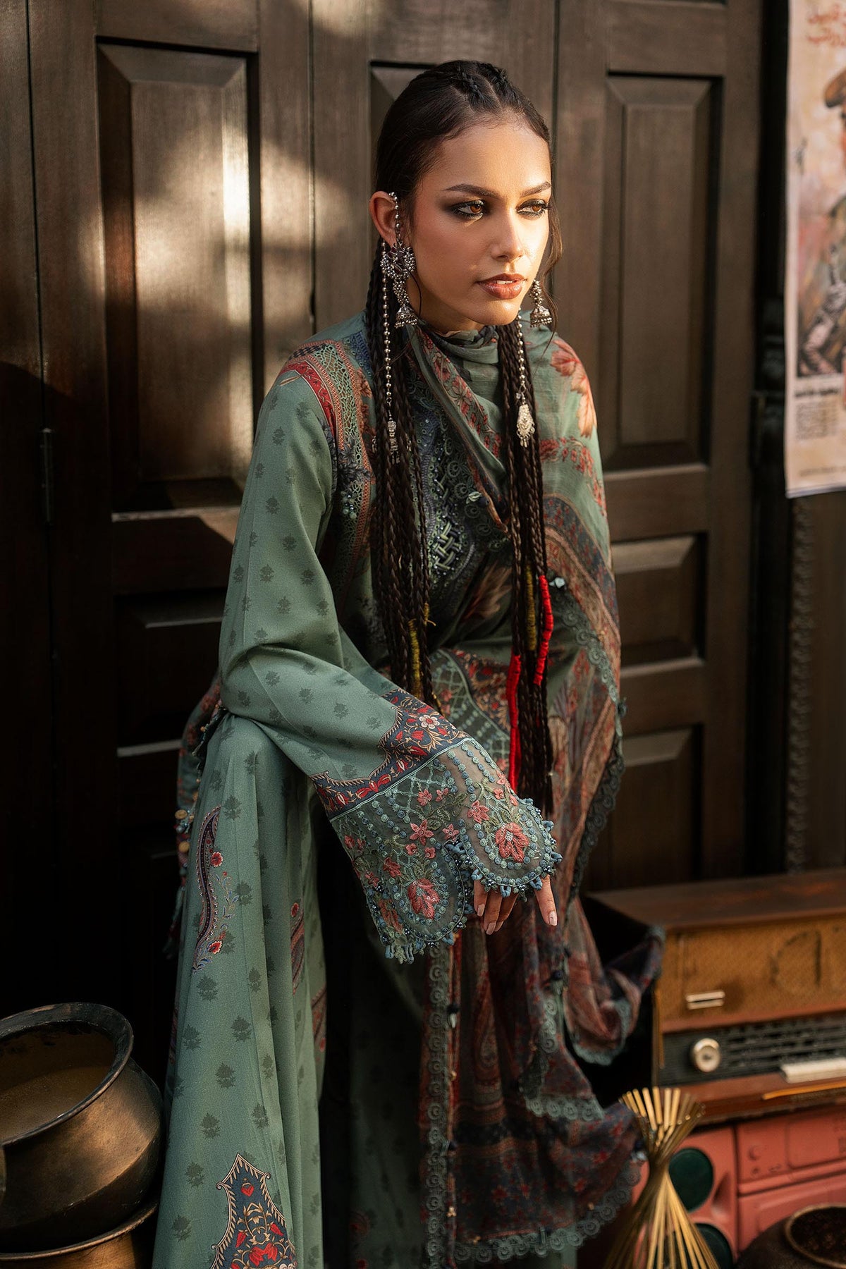 Maria B | M Prints Winter Fall 2026 | MPT-3102-A by Maria B - Designer Dress  - Type : Ladies Clothes - Available at Libayah - 100% Original 