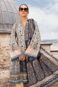 Maria B | M Prints Fall Edit 24 | MPT-2302-A by Maria B - Designer Dress  - Type : Ladies Clothes - Available at Libayah - 100% Original 