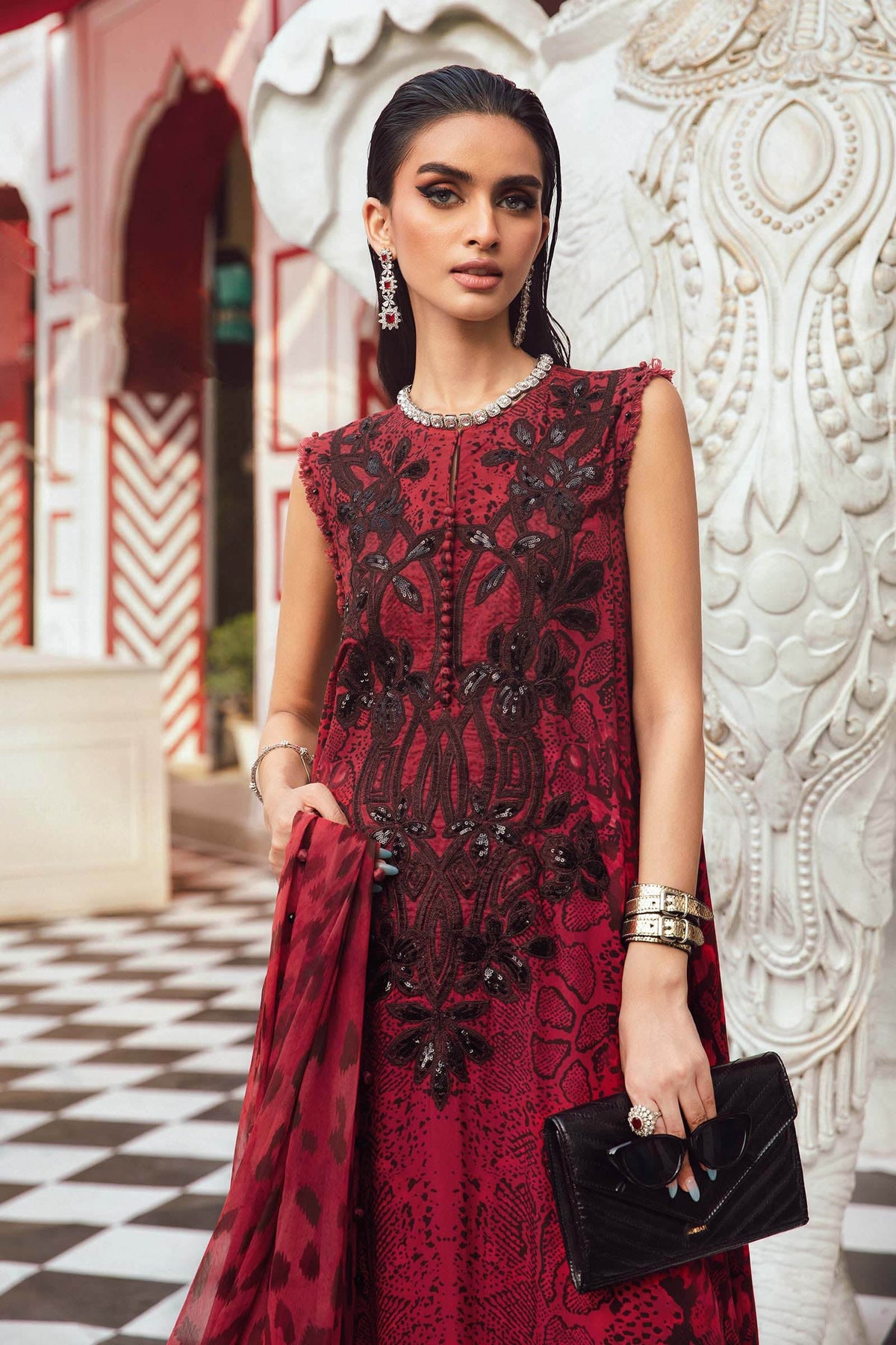 Maria B | M Prints Winter 25 | MPT-2702-A