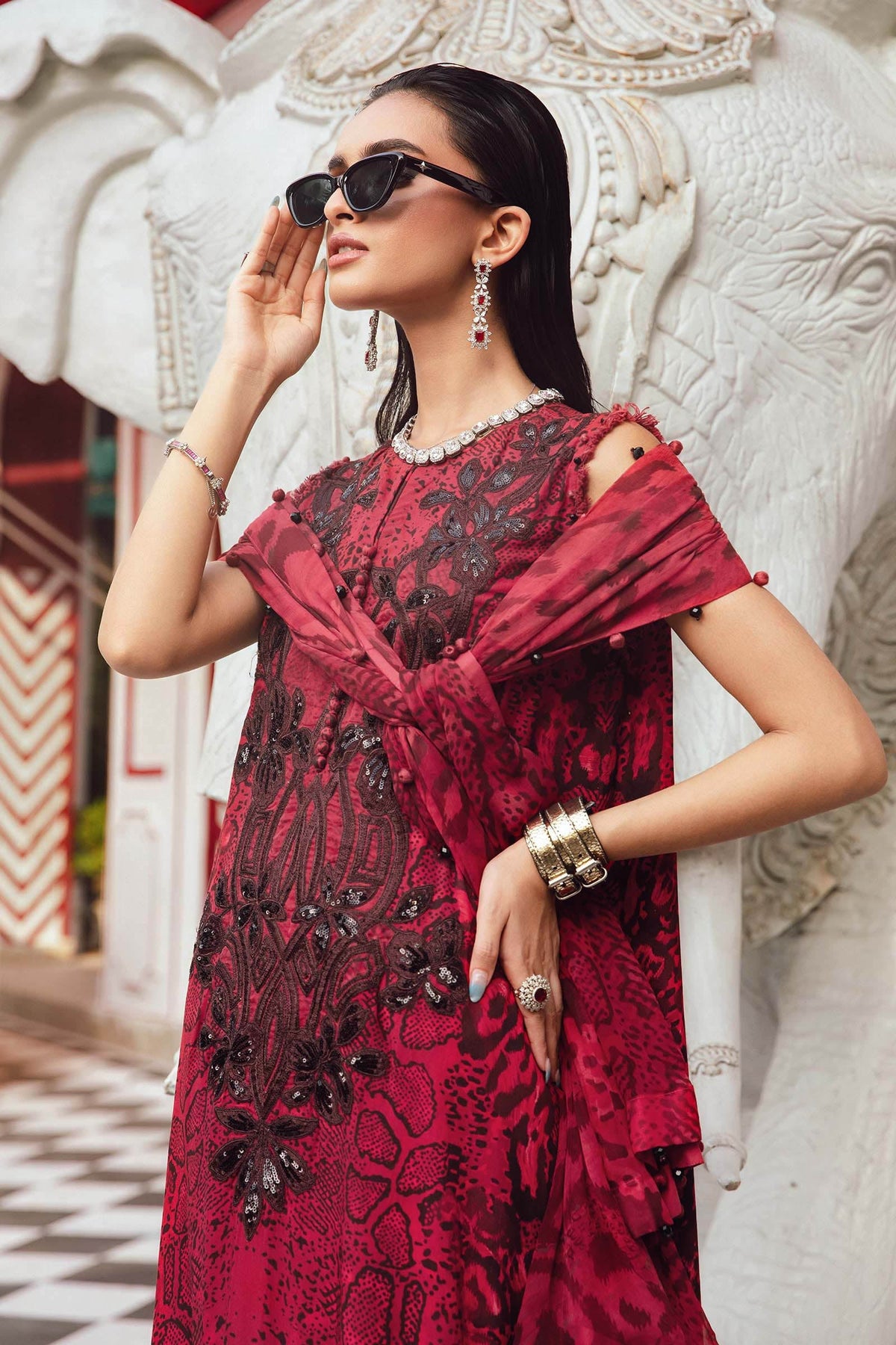 Maria B | M Prints Winter 25 | MPT-2702-A