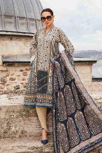 Maria B | M Prints Fall Edit 24 | MPT-2302-A by Maria B - Designer Dress  - Type : Ladies Clothes - Available at Libayah - 100% Original 