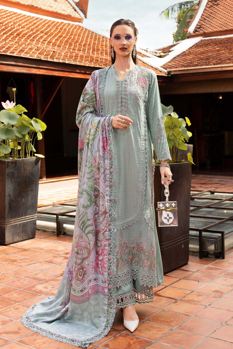 Maria B | M Prints Winter 25 | MPT-2802-A by Maria B - Designer Dress  - Type : Ladies Clothes - Available at Libayah - 100% Original 