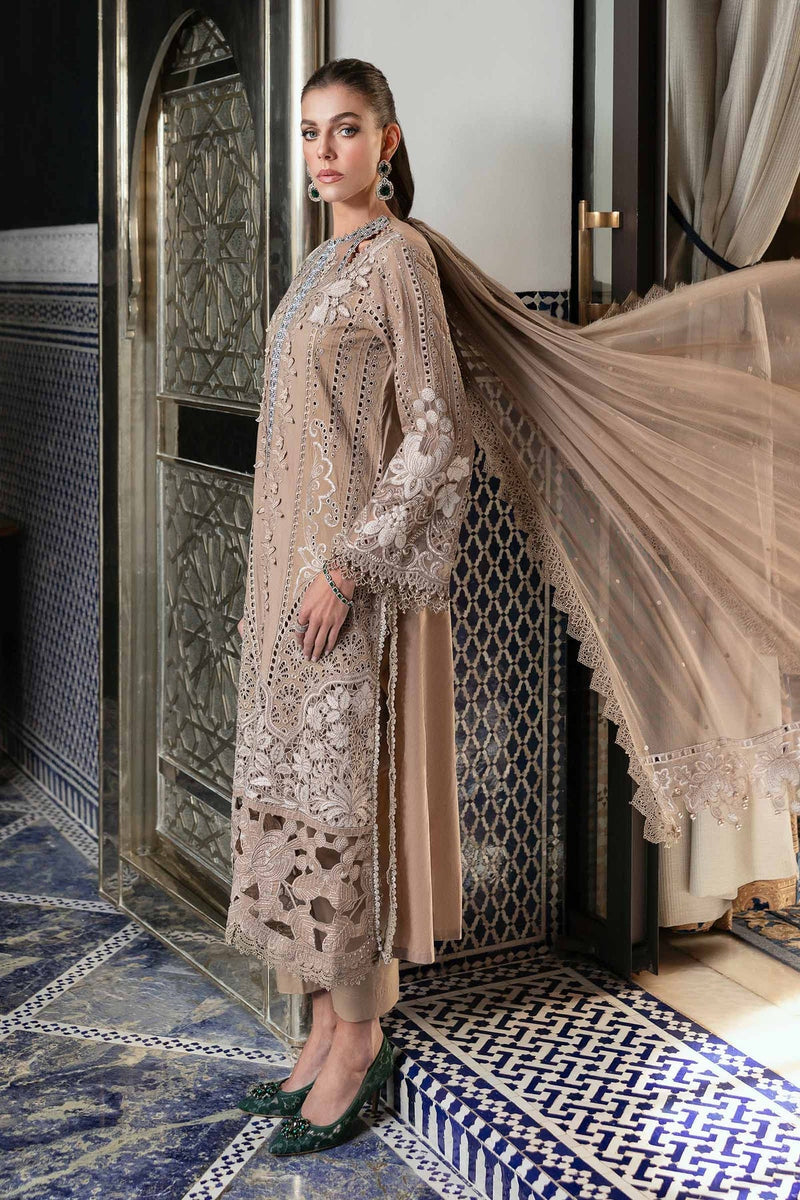 Maria B | Luxury Lawn 25 | D-2502-A by Maria B - Designer Dress - Type: Ladies Clothes - Available at Libayah - 100% Original