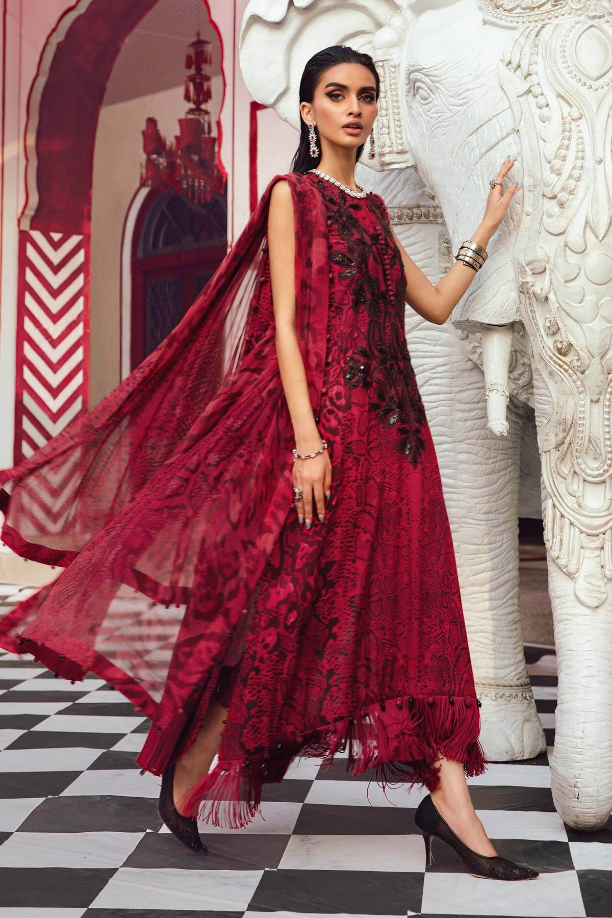 Maria B | M Prints Winter 25 | MPT-2702-A