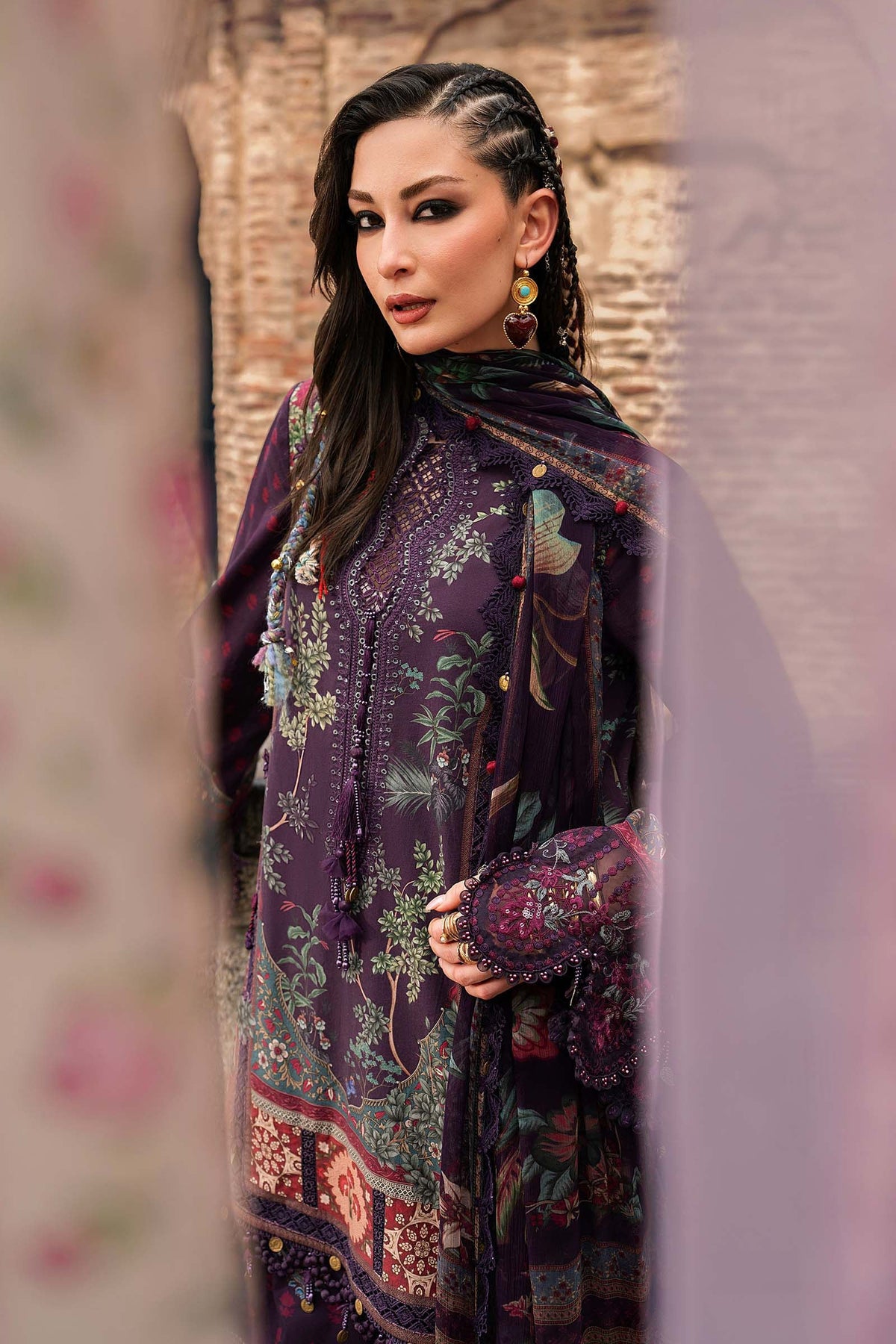 Maria B | M Prints Winter Fall 2026 | MPT-3102-B by Maria B - Designer Dress  - Type : Ladies Clothes - Available at Libayah - 100% Original 