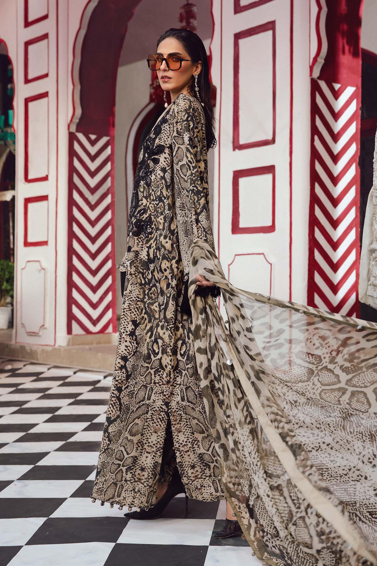 Maria B | M Prints Winter 25 | MPT-2702-B
