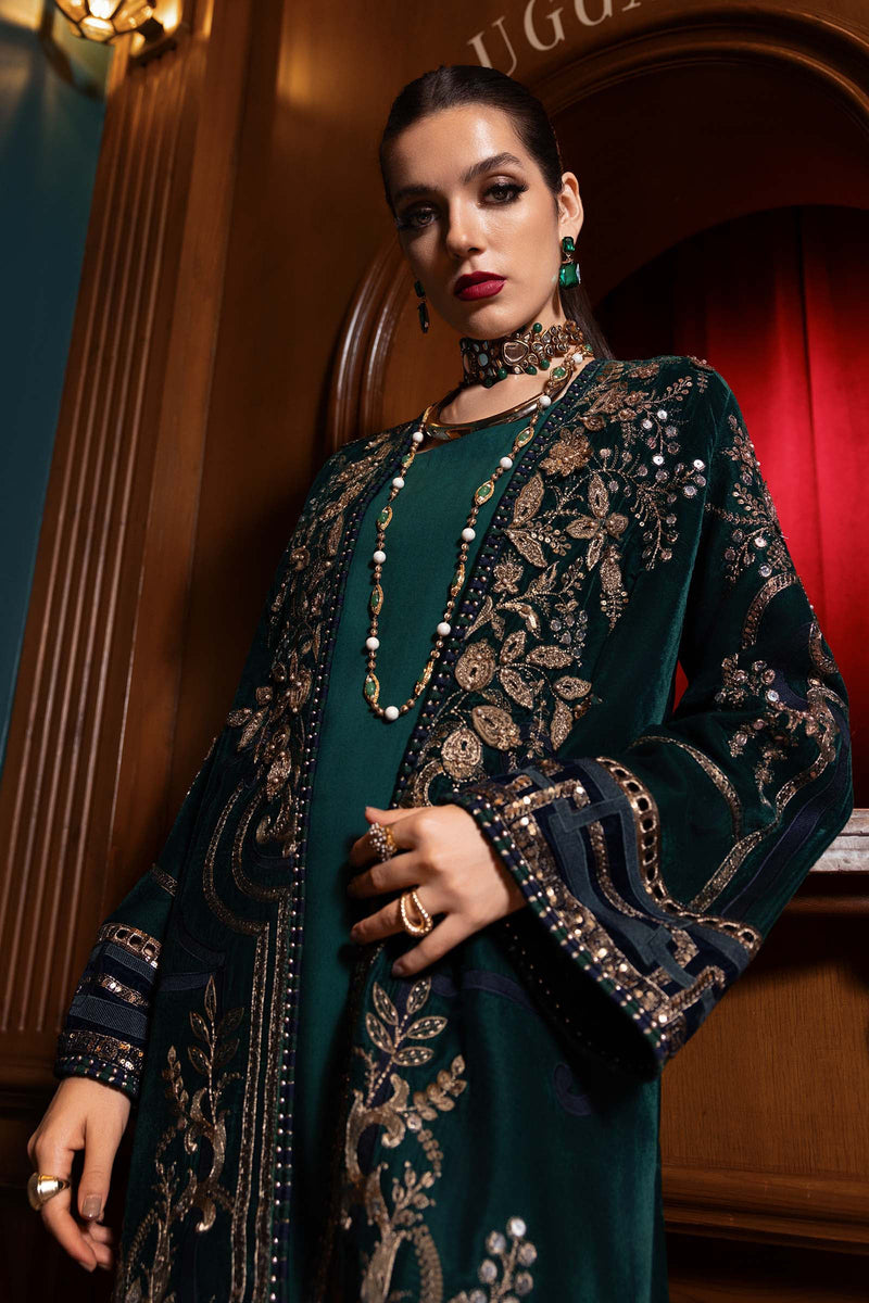 Maria B | Winter Luxe 25 | WL-1302 by Maria B - Designer Dress - Type : Ladies Clothes - Available at Libayah - 100% Original 