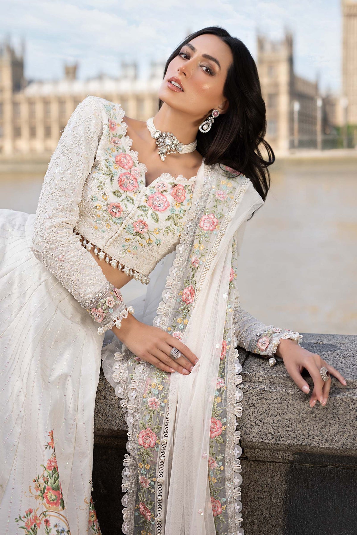 Maria B | Soiree Formals 25 | WF-09-02 by Maria B - Designer Dress - Type : Ladies Clothes - Available at Libayah - 100% Original 