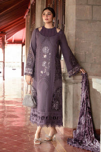 Maria B | Winter Luxe 24 | Velvet DL-1202 by Maria B - Designer Dress  - Type : Ladies Clothes - Available at Libayah - 100% Original 
