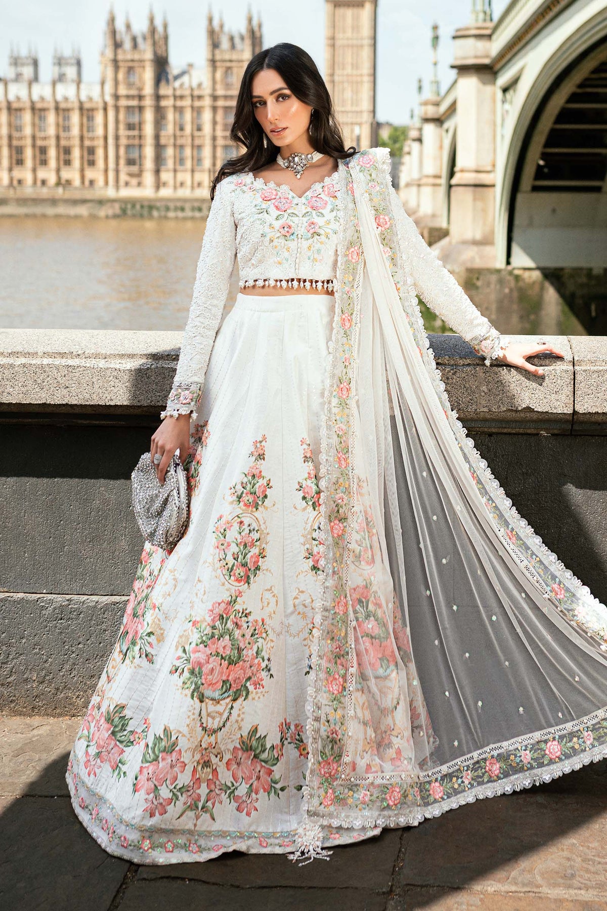 Maria B | Soiree Formals 25 | WF-09-02 by Maria B - Designer Dress - Type : Ladies Clothes - Available at Libayah - 100% Original 