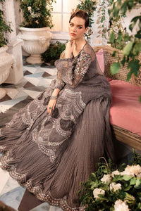Maria B | Mbroidered Formals 24 | Organza Suit | BD-2902 by Maria B - Designer Dress  - Type : Wedding Dress - Available at Libayah - 100% Original 