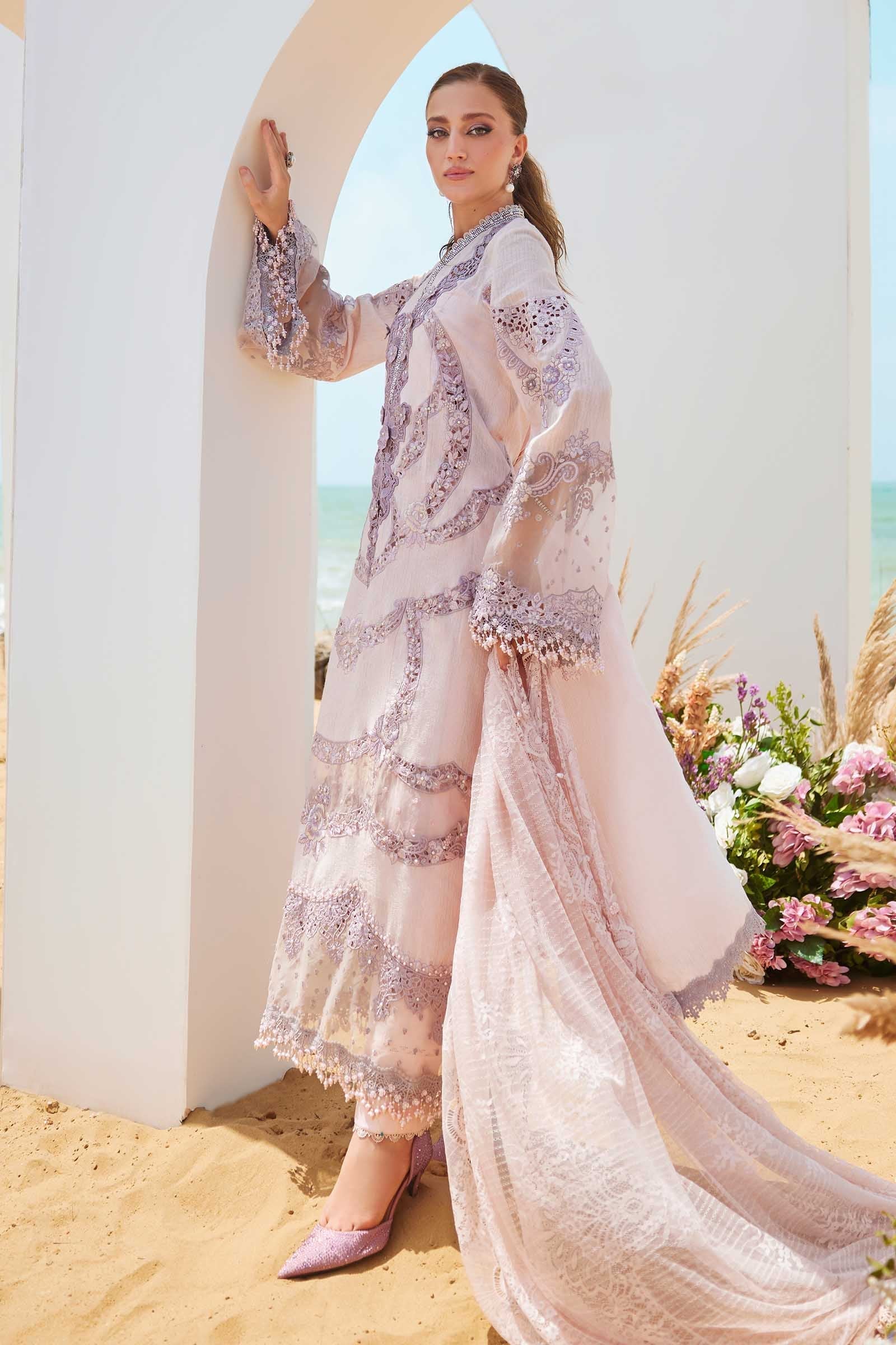 Maria B | Eid Collection 25 | 25-02 by Maria B - Designer Dress - Type: Ladies Clothes - Available at Libayah - 100% Original