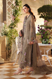 Maria b | Chiffon Formals 26 | MPC-26-102-Muted Mocha Brown by Maria B - Designer Dress  - Type : Ladies Clothes - Available at Libayah - 100% Original 