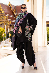 Maria B | M Prints Winter 25 | MPT-2802-B by Maria B - Designer Dress  - Type : Ladies Clothes - Available at Libayah - 100% Original 