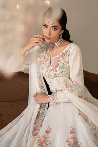 Maria B | Soiree Formals | WFS-09-02-White by Maria B - Designer Dress - Type : Ladies Clothes - Available at Libayah - 100% Original 