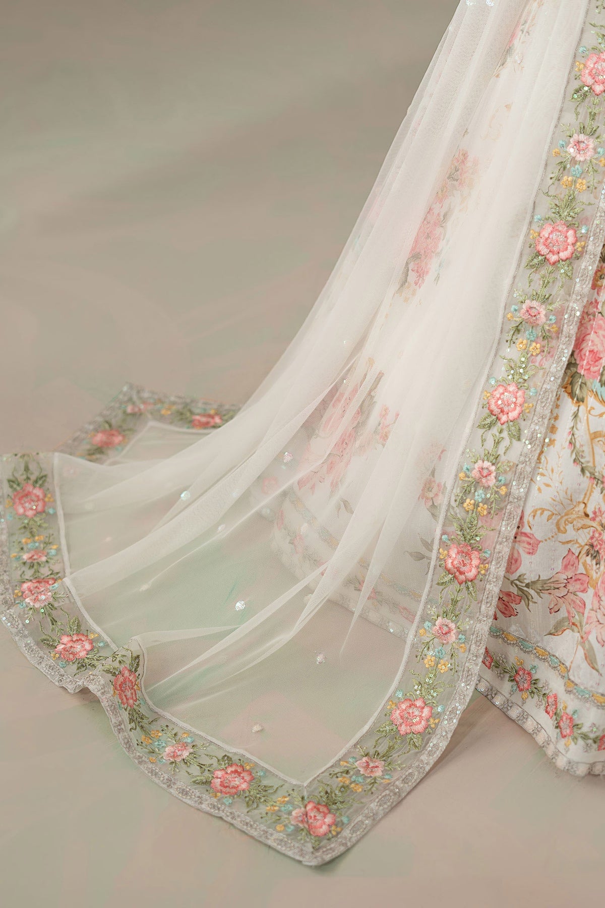 Maria B | Soiree Formals | WFS-09-02-White by Maria B - Designer Dress - Type : Ladies Clothes - Available at Libayah - 100% Original 