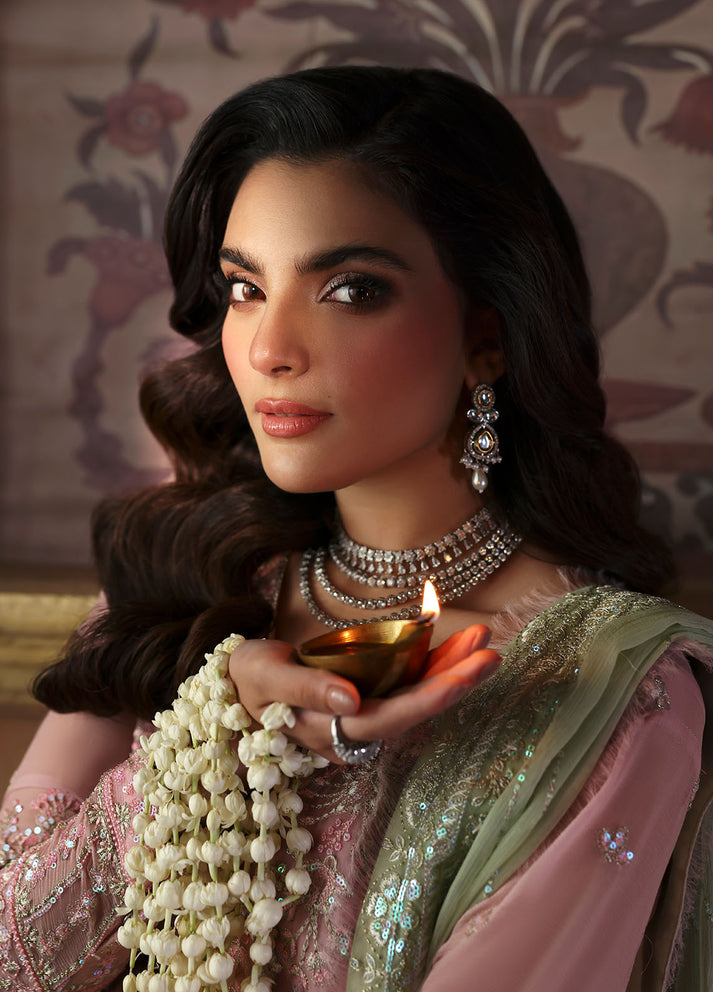 Gulaal | Evayna Embroidered Chiffon | Layana by Gulaal - Designer Dress  - Type : Ladies Clothes - Available at Libayah - 100% Original 