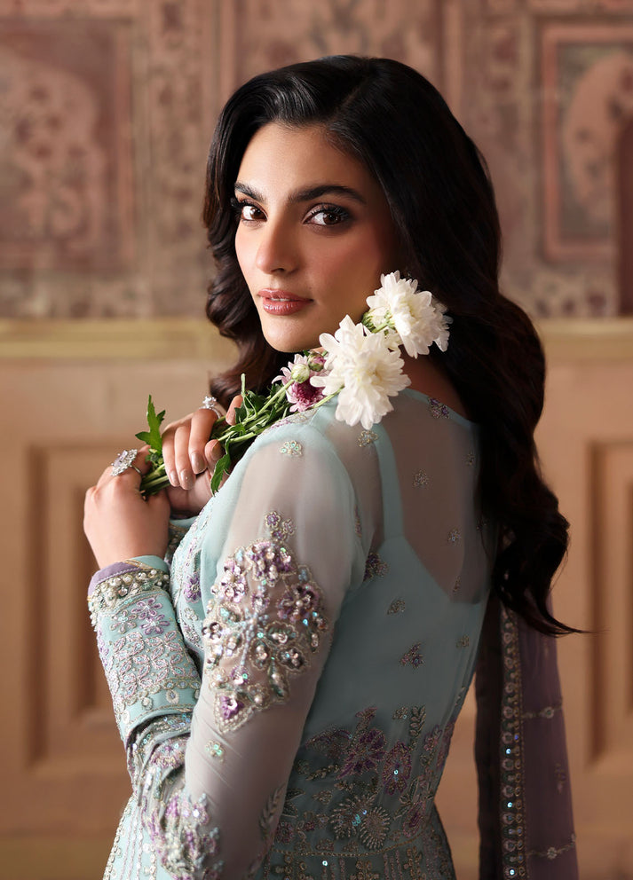 Gulaal | Evayna Embroidered Chiffon | Delina by Gulaal - Designer Dress  - Type : Ladies Clothes - Available at Libayah - 100% Original 