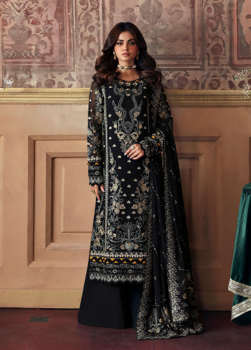Gulaal | Evayna Embroidered Chiffon |Deenah by Gulaal - Designer Dress  - Type : Ladies Clothes - Available at Libayah - 100% Original 