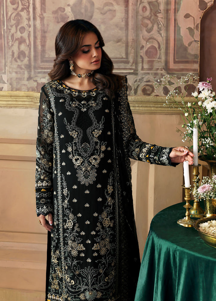 Gulaal | Evayna Embroidered Chiffon |Deenah by Gulaal - Designer Dress  - Type : Ladies Clothes - Available at Libayah - 100% Original 
