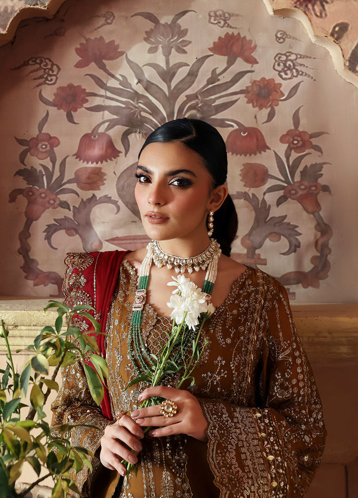 Gulaal | Evayna Embroidered Chiffon | Dinara by Gulaal - Designer Dress  - Type : Ladies Clothes - Available at Libayah - 100% Original 