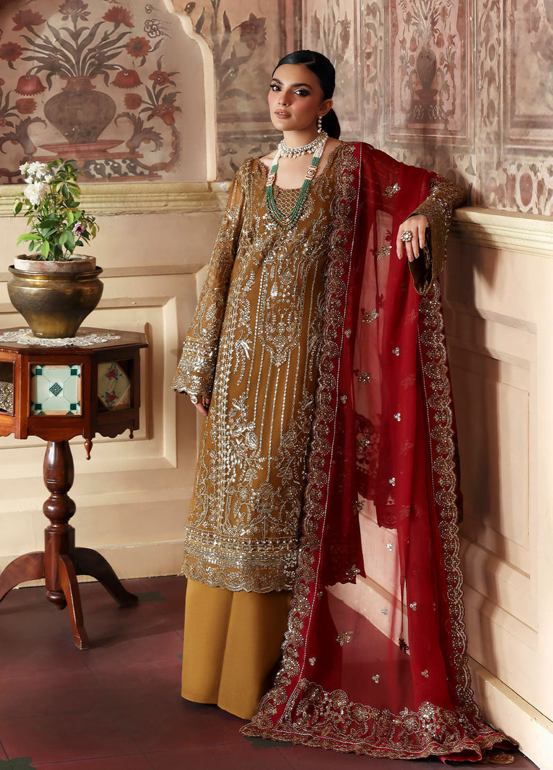 Gulaal | Evayna Embroidered Chiffon | Dinara by Gulaal - Designer Dress  - Type : Ladies Clothes - Available at Libayah - 100% Original 