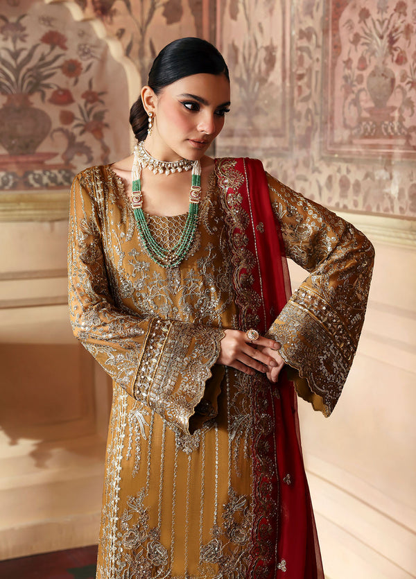 Gulaal | Evayna Embroidered Chiffon | Dinara by Gulaal - Designer Dress  - Type : Ladies Clothes - Available at Libayah - 100% Original 