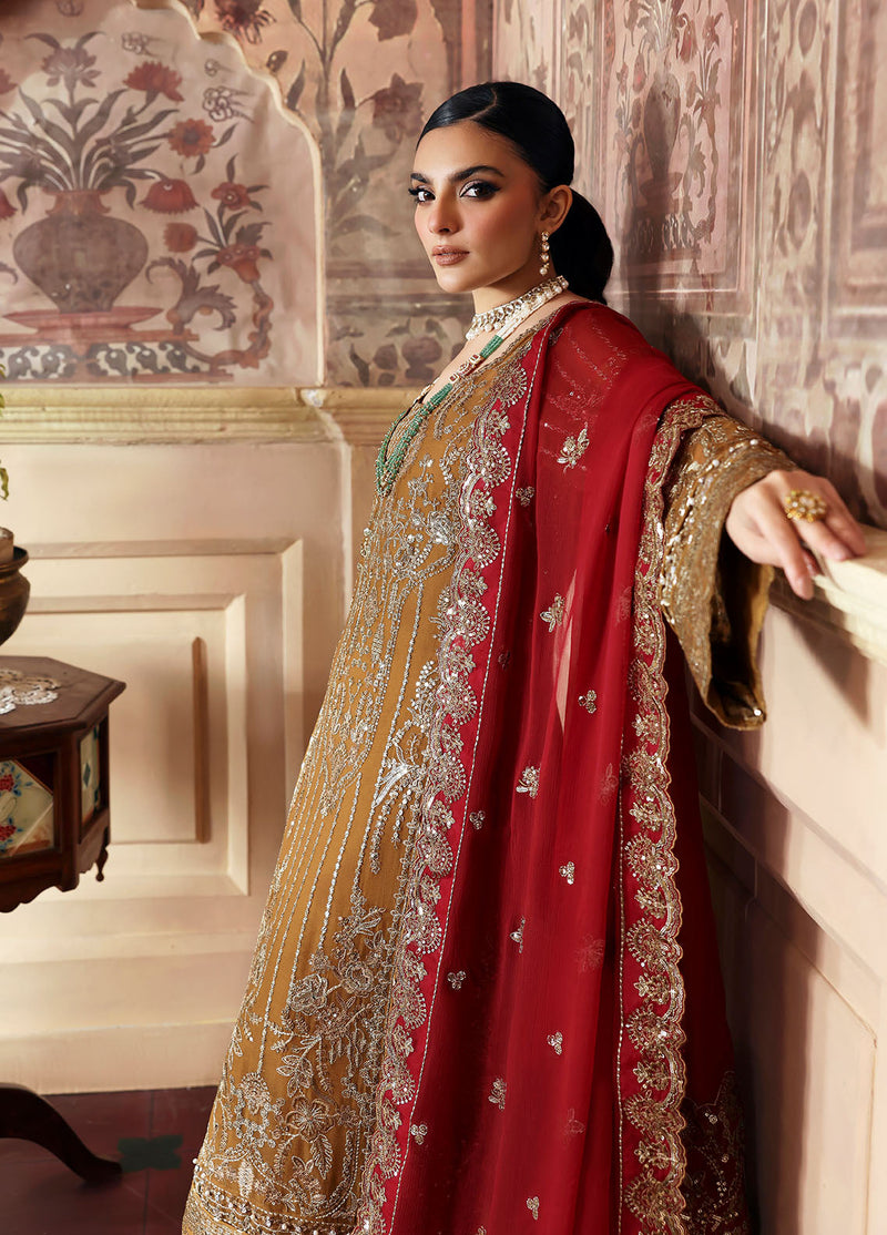 Gulaal | Evayna Embroidered Chiffon | Dinara by Gulaal - Designer Dress  - Type : Ladies Clothes - Available at Libayah - 100% Original 