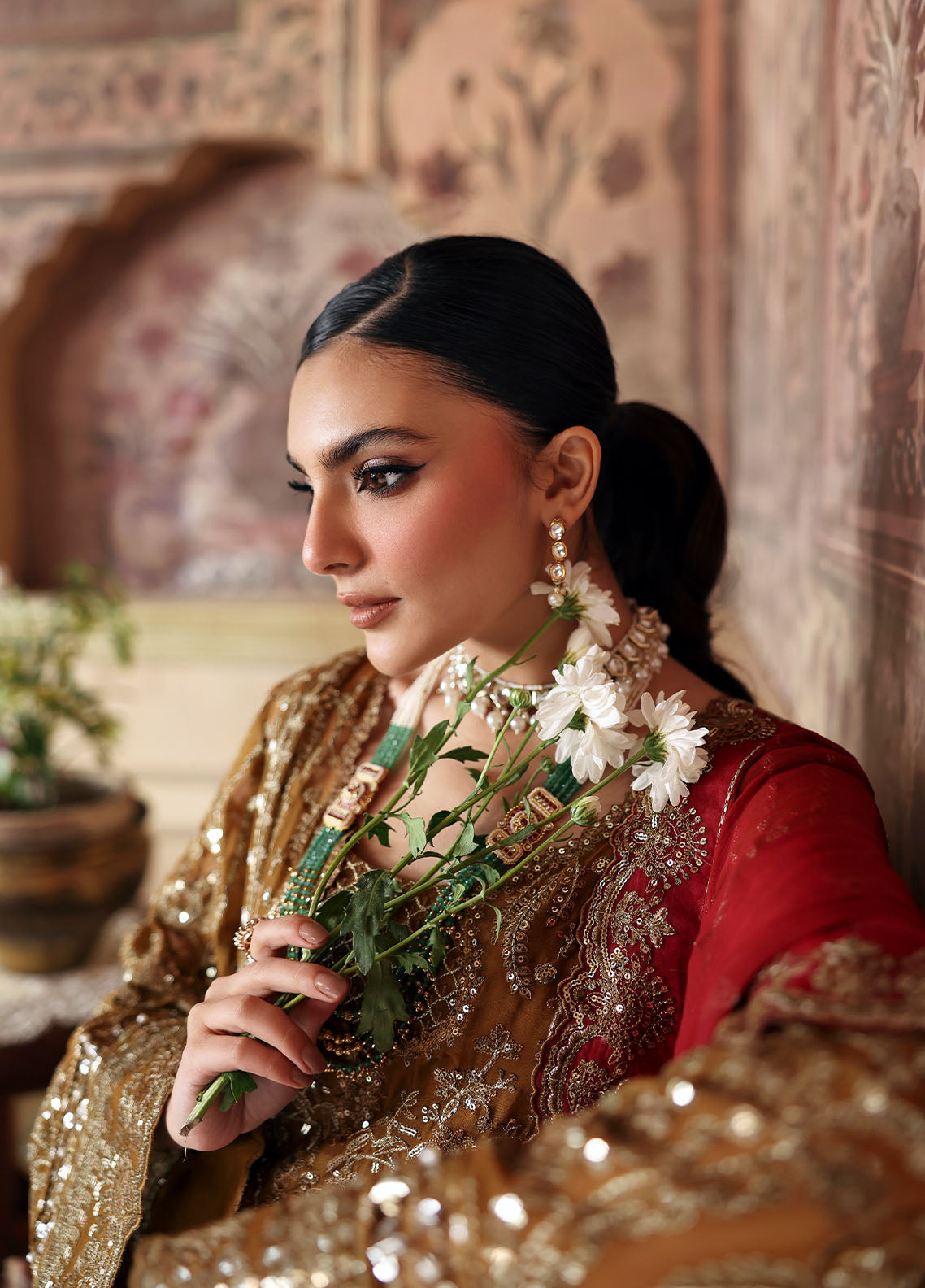 Gulaal | Evayna Embroidered Chiffon | Dinara by Gulaal - Designer Dress  - Type : Ladies Clothes - Available at Libayah - 100% Original 