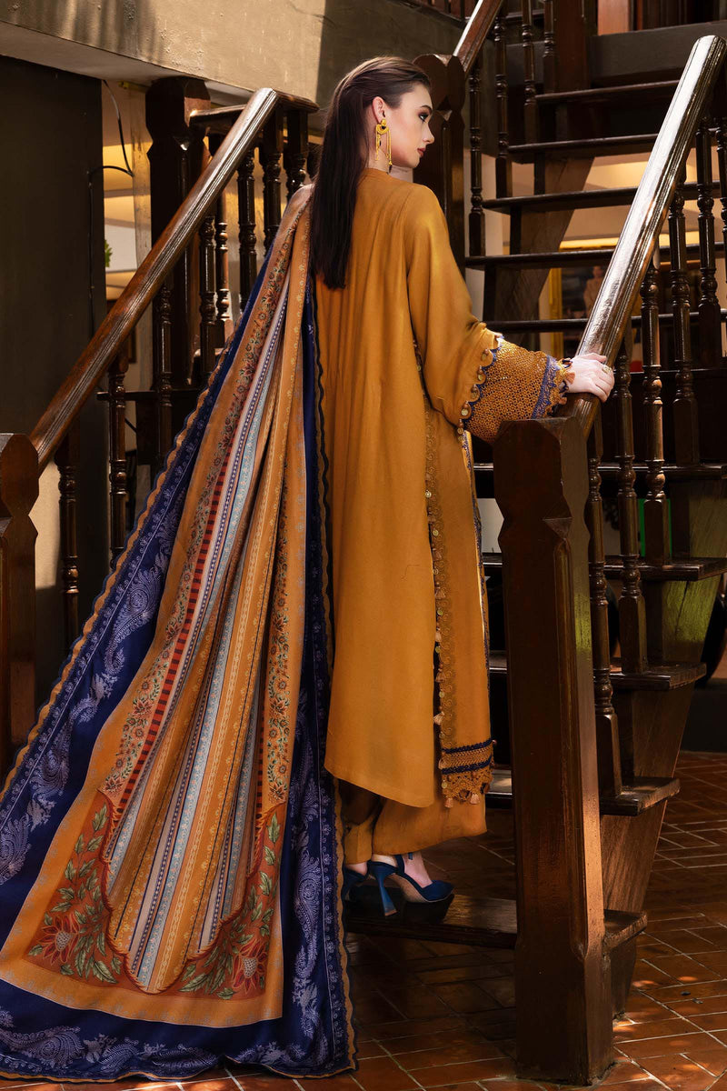 Maria B | M Prints Winter 25 | MPT-2803-A by Maria B - Designer Dress  - Type : Ladies Clothes - Available at Libayah - 100% Original 