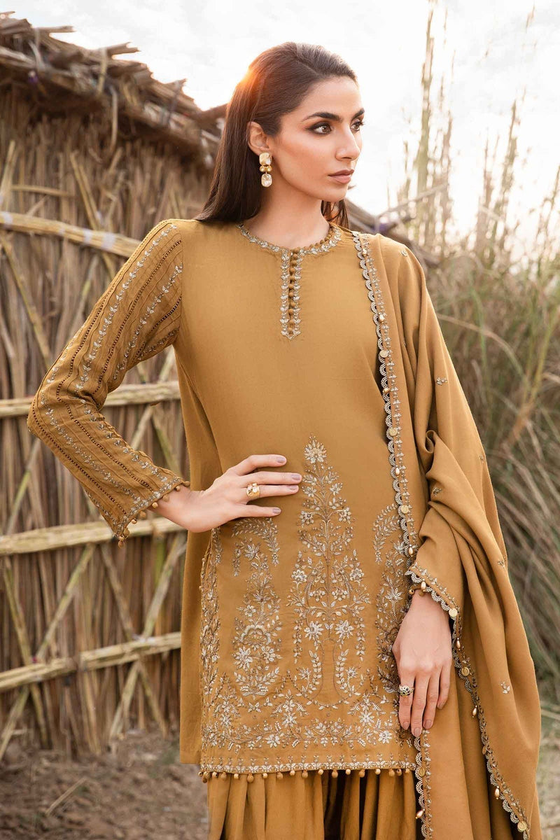 Maria B | M Prints Winter 24 | MPT-2403-A by Maria B - Designer Dress  - Type : Ladies Clothes - Available at Libayah - 100% Original 