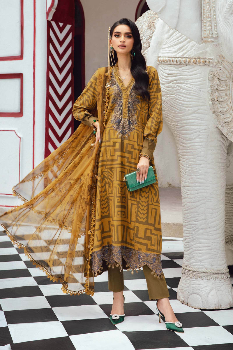 MPT-2703-A – authentic Pakistani dress from the Maria B M Prints Winter 25 collection for women in the UK