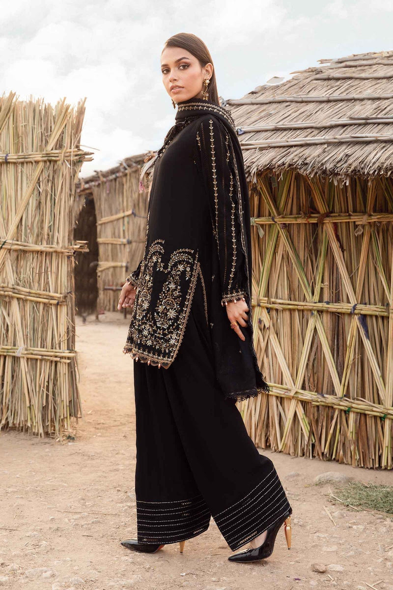 Maria B | M Prints Winter 24 | MPT-2403-B by Maria B - Designer Dress  - Type : Ladies Clothes - Available at Libayah - 100% Original 