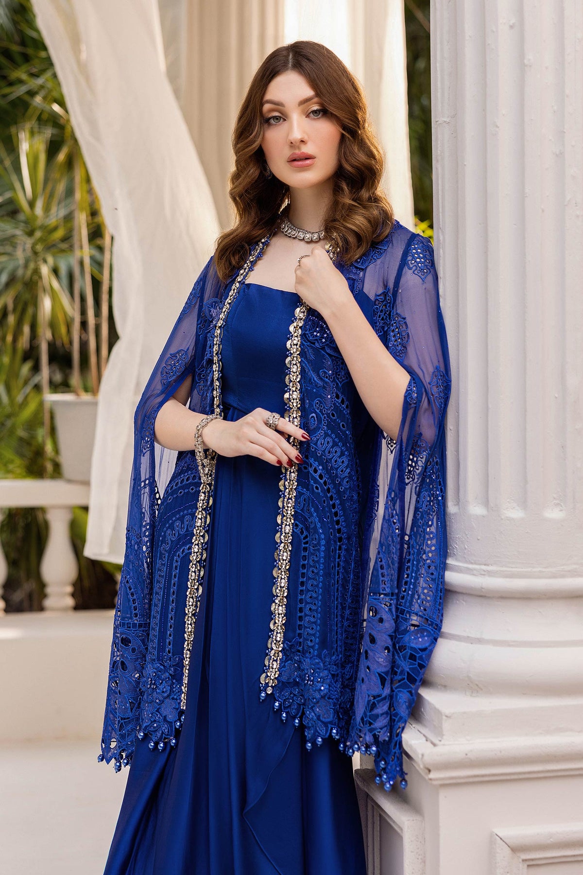 Maria B | Chiffon Formals 25 | MPC-25-103 by Maria B - Designer Dress  - Type : Ladies Clothes - Available at Libayah - 100% Original 