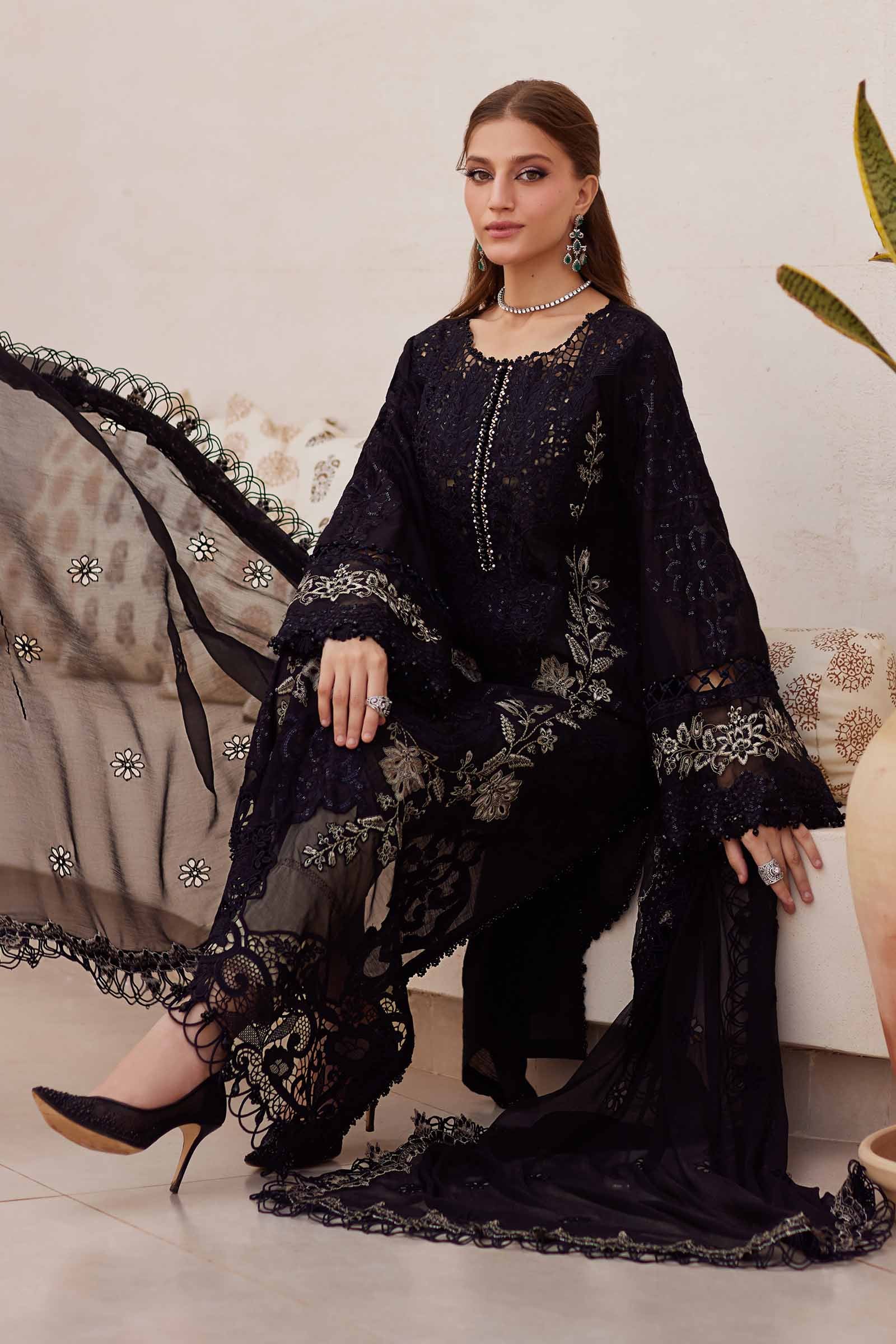 Maria B | Eid Collection 25 | 25-03 by Maria B - Designer Dress - Type: Ladies Clothes - Available at Libayah - 100% Original