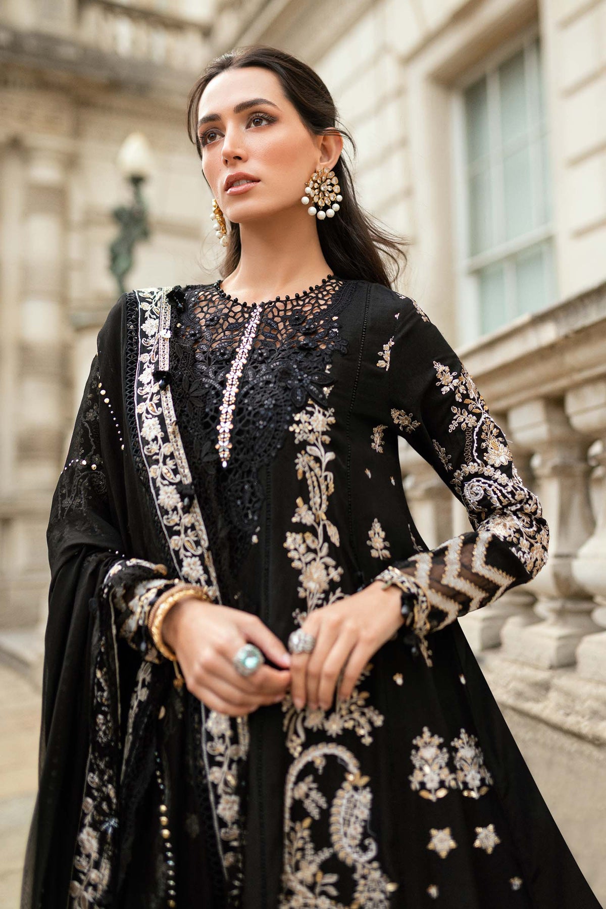 Maria B | Soiree Formals 25 | WF-09-03 by Maria B - Designer Dress - Type : Ladies Clothes - Available at Libayah - 100% Original 