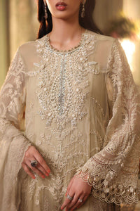 Maria b | Chiffon Formals 26 | MPC-26-103-Olive Gold by Maria B - Designer Dress  - Type : Ladies Clothes - Available at Libayah - 100% Original 