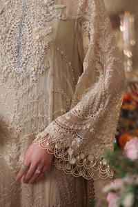 Maria b | Chiffon Formals 26 | MPC-26-103-Olive Gold by Maria B - Designer Dress  - Type : Ladies Clothes - Available at Libayah - 100% Original 