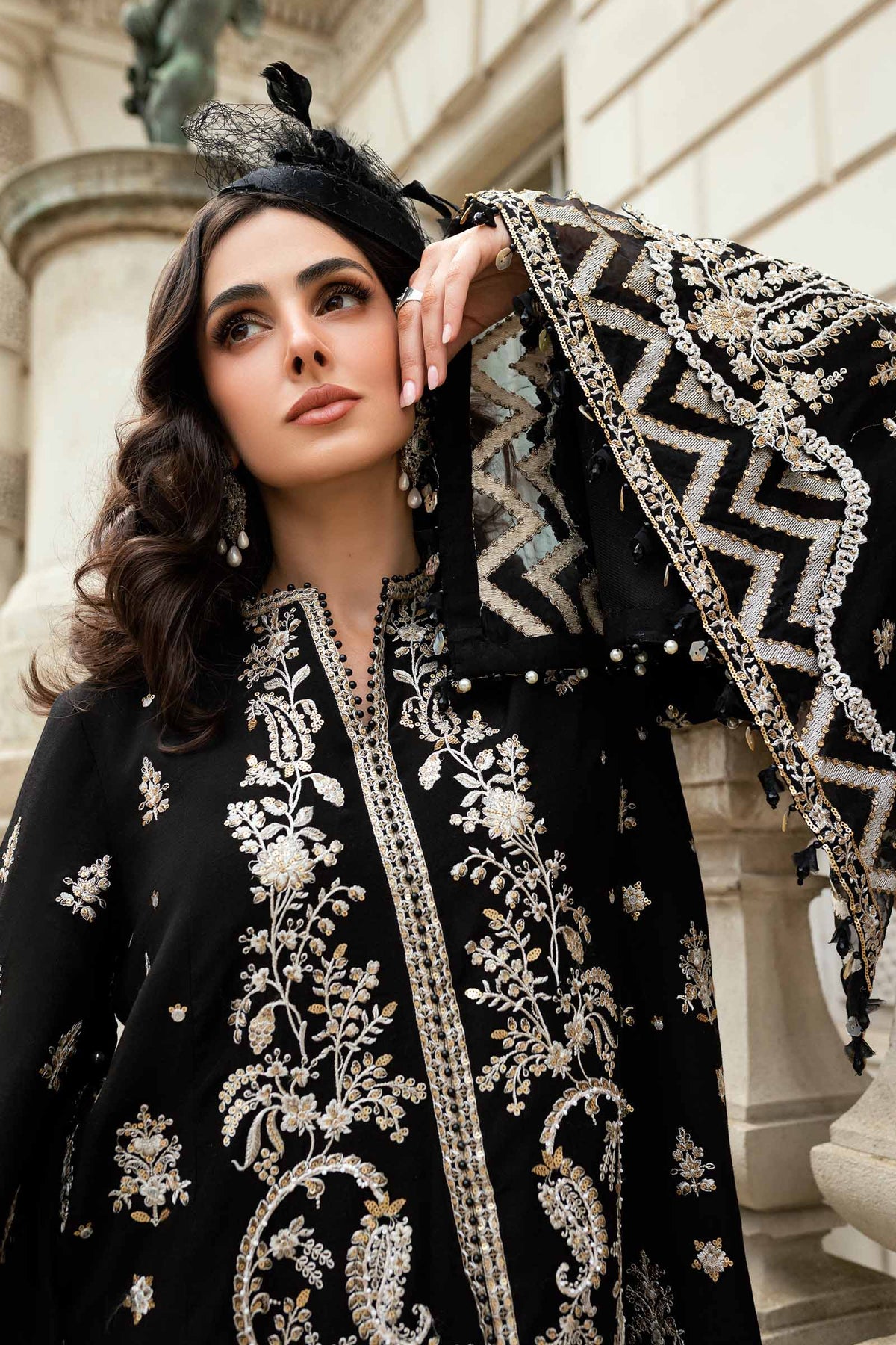 Maria B | Soiree Formals 25 | WF-09-03 by Maria B - Designer Dress - Type : Ladies Clothes - Available at Libayah - 100% Original 