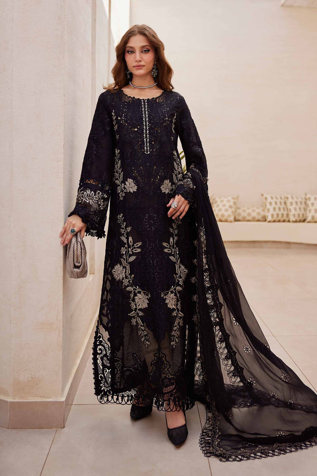 Maria B | Eid Collection 25 | 25-03 by Maria B - Designer Dress - Type: Ladies Clothes - Available at Libayah - 100% Original