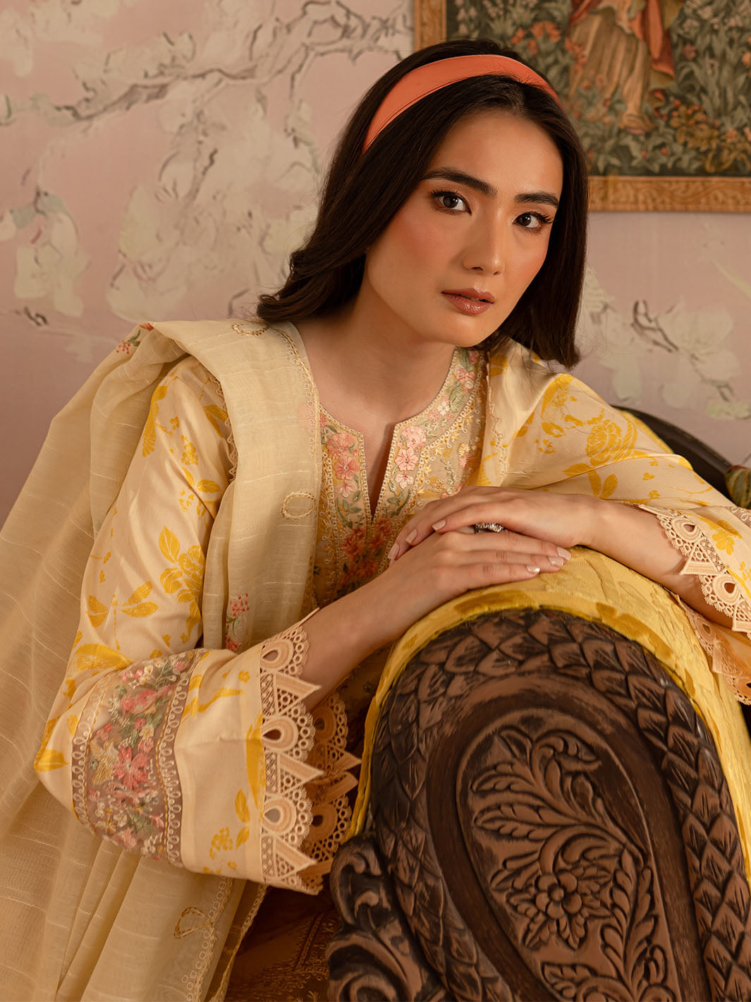 Mahnur | Leila Printkari Edit 25 | LP - 03 by Mahnur - Designer Dress - Type: Ladies Clothes - Available at Libayah - 100% Original