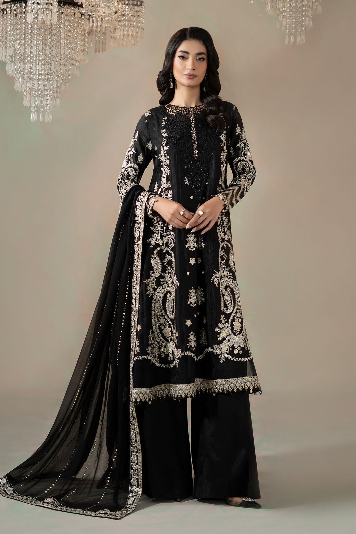 Maria B | Soiree Formals | WFS-09-03 by Maria B - Designer Dress - Type : Ladies Clothes - Available at Libayah - 100% Original 